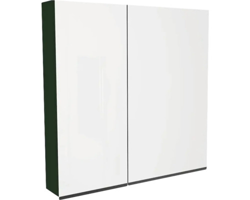 Armoire de toilette Devo Viva 2.0 droite lxhxp 85x85x15 cm conifer green supermat