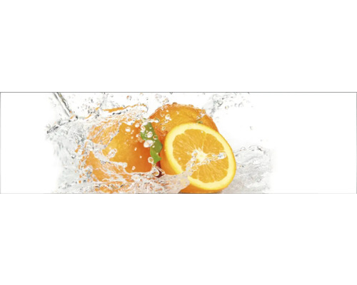 Crédence de cuisine mySpotti Profix Aqua oranges fruits 210 x 60 cm PX-21060-52-HB