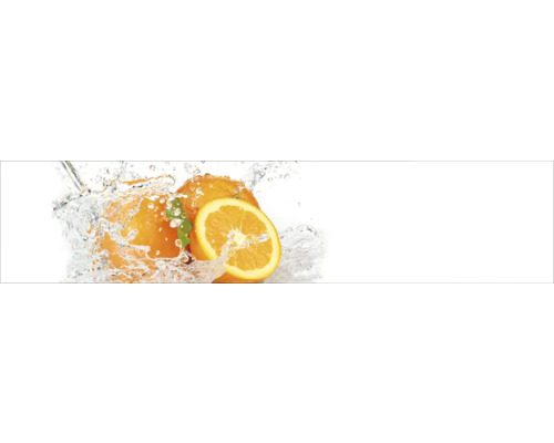 Crédence de cuisine mySpotti Profix Aqua oranges fruits 270 x 60 cm PX-27060-52-HB
