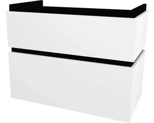 Waschtischunterschrank mit 2 Schubladen Devo Viva 2.0 BxHxT 84x66x44 cm premium white supermatt