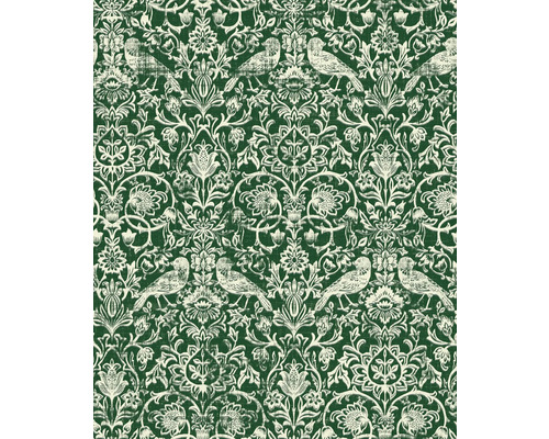 Vliestapete 47624 Heritage Ornament Vögel grün Tapete mit Vogel- und Blumenmuster