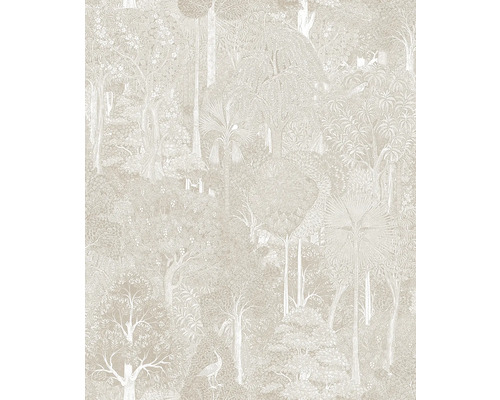 Papier peint intissé 47649 Heritage forêt beige