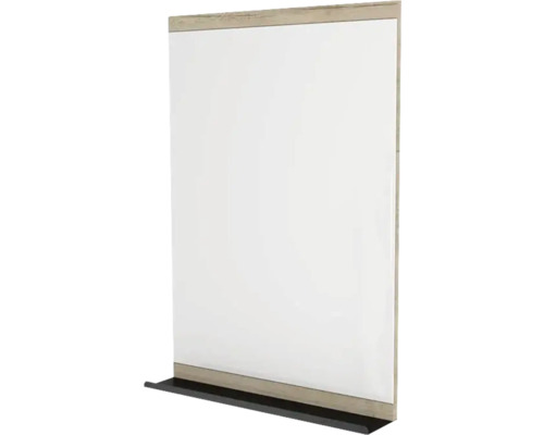 Spiegel mit Ablage Devo Viva 2.0 BxHxS 60x85x12 cm oak halifax white/black Freistehende Whiteboardtafel mit Rahmen