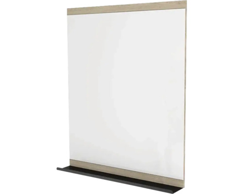 Spiegel mit Ablage Devo Viva 2.0 BxHxS 70x85x12 cm oak halifax white/black Freistehende, beschreibbare Tafel mit Stiftablage