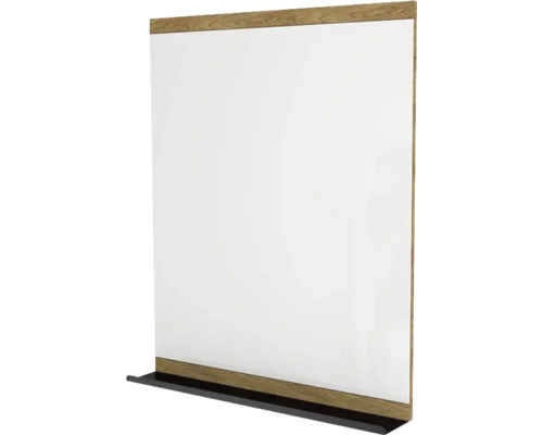 Spiegel mit Ablage Devo Viva 2.0 BxHxS 70x85x12 cm natural hickory/black