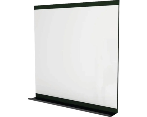 Miroir avec tablette Devo Viva 2.0 85x85x12 cm conifer grey supermat/black