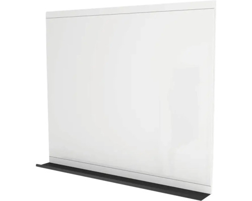 Miroir avec tablette Devo Viva 2.0 100x85x12 cm premium white supermat/black