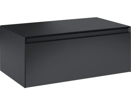 Meuble sous lavabo Jungborn DECEM lxhxp 80x31.9x45.8 cm noir mat