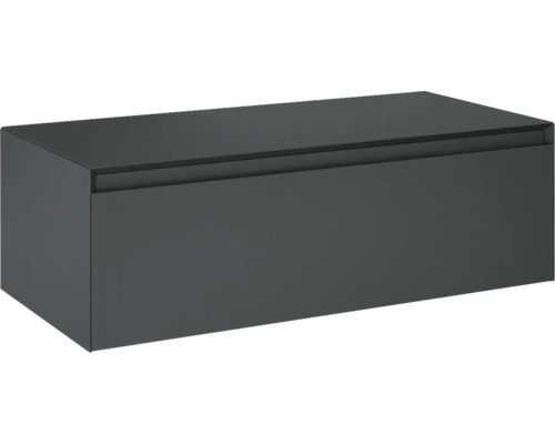 Meuble sous lavabo Jungborn DECEM lxhxp 100x31.9x45.8 cm anthracite mat