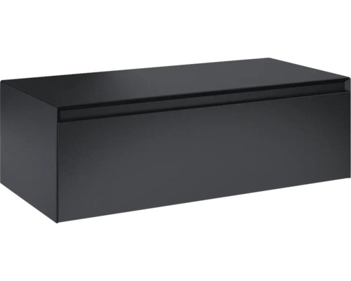 Meuble sous lavabo Jungborn DECEM lxhxp 100x31.9x45.8 cm noir mat