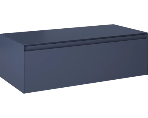 Meuble sous lavabo Jungborn DECEM lxhxp 100x31.9x45.8 cm bleu mat