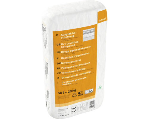 Sac de granulés d''égalisation Fermacell, 50 litres à 20 kilogrammes