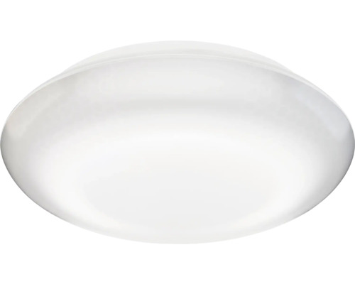 Plafonnier extérieur à LED avec capteur Steinel IP44 DL Vario Quattro argent 10 W 1000 lm 3000 K blanc chaud 310x310 mm