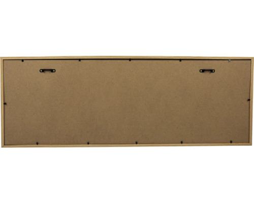 Rückseite eines Holzbilderrahmens mit Aufhängern