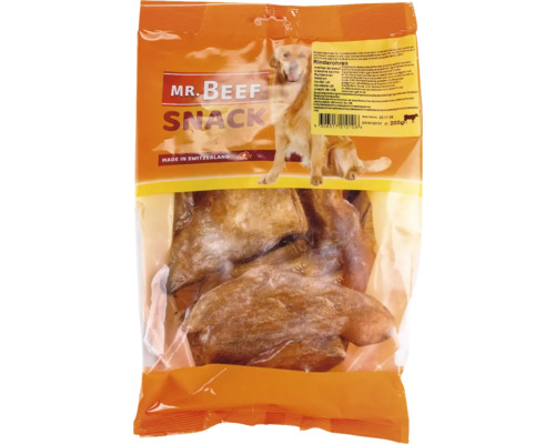 Friandises pour chiens MR. BEEF oreilles de bœuf 200 g friandises à mâcher