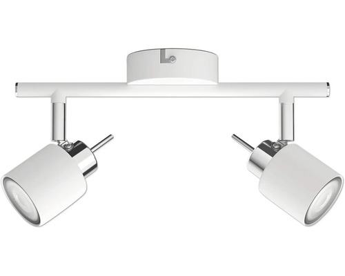 Plafonnier avec deux spots