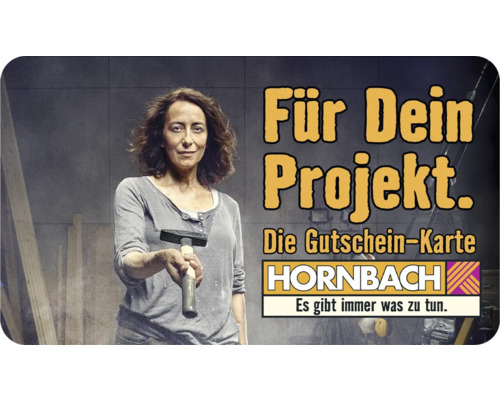 Hornbach Gutschein-Karte für Ihr Projekt