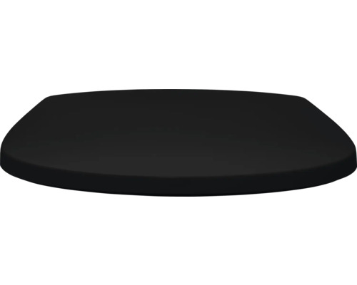 Abattant de WC noir en plastique