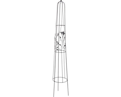 Obelisk Lafiora Vogel 26 x 150 cm schwarz