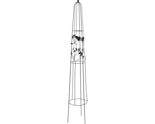 Obelisk Lafiora Vogel 22 x 120 cm schwarz