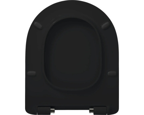 Schwarzer WC Sitz