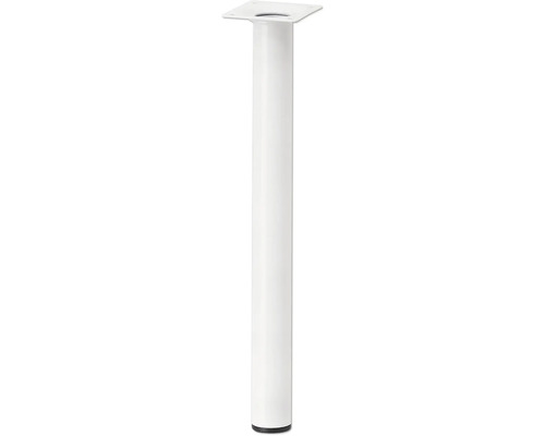 Pied de table Tarrox rond 500 x ø 30 mm blanc