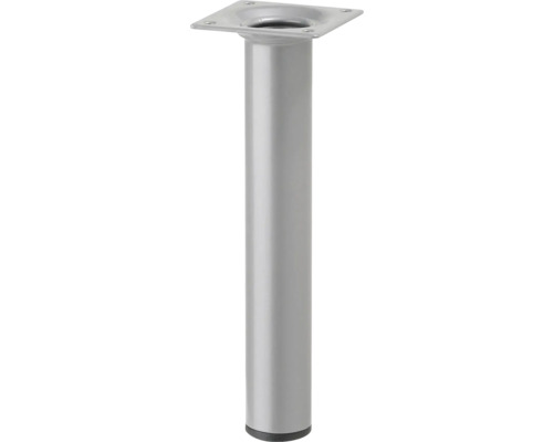 Pied de table Tarrox rond 200 x ø 30 mm argent