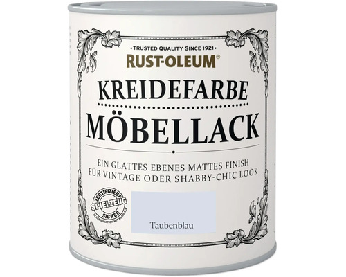 Peinture craie peinture pour meubles Rust-Oleum® bleu pigeon 750 ml Peinture craie peinture pour meubles Rust-Oleum® bleu pigeon 750 ml