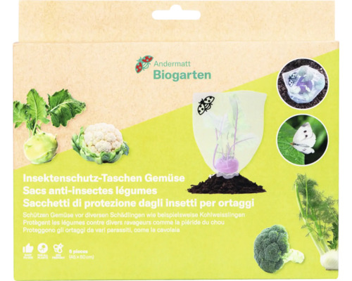 Insektenschutz Taschen für Gemüse 6 Stk.