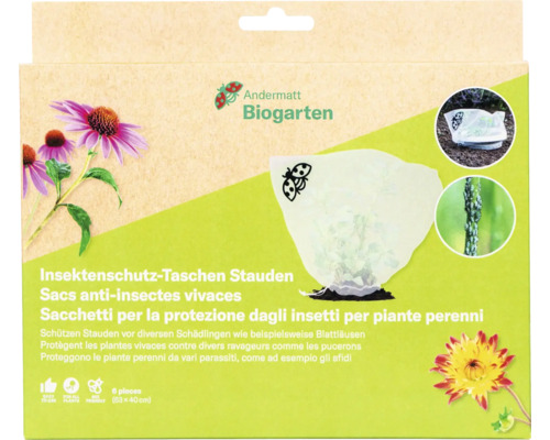 Insektenschutz Taschen für Stauden 6 Stk.