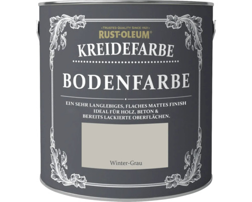 Peinture craie pour sol Rust-Oleum® gris hiver 2,5 l