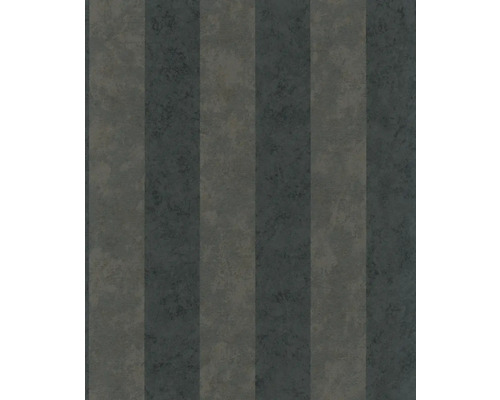 Papier peint intissé 34821 GZSZ rayures brun noir Papier peint à rayures