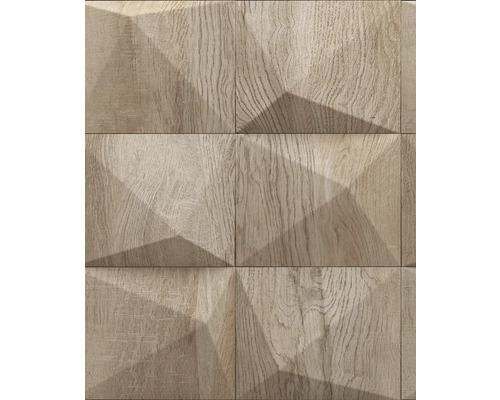 Papier peint intissé 34851 GZSZ aspect bois beige brun Carreaux muraux décoratifs aspect bois