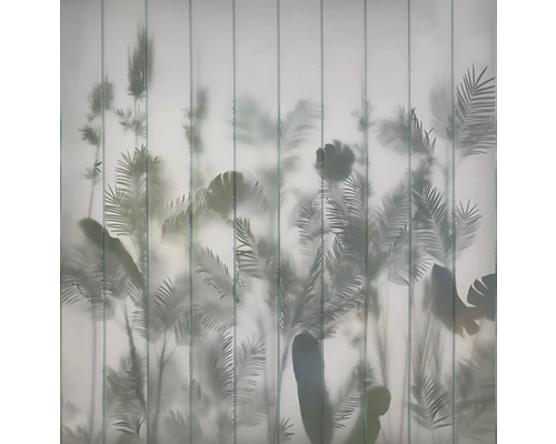 Dekorglas mit Pflanzenmotiv für Innenausstattung