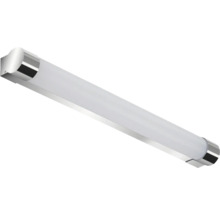 Applique murale LED allongée avec détails chromés