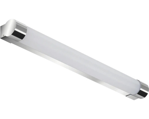 Applique murale 10 W 1000 lm blanc chrome Applique murale LED allongée avec détails chromés