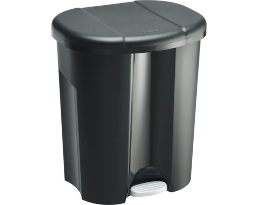 Poubelle Rotho TRIO 1x10/2x15 litres noir