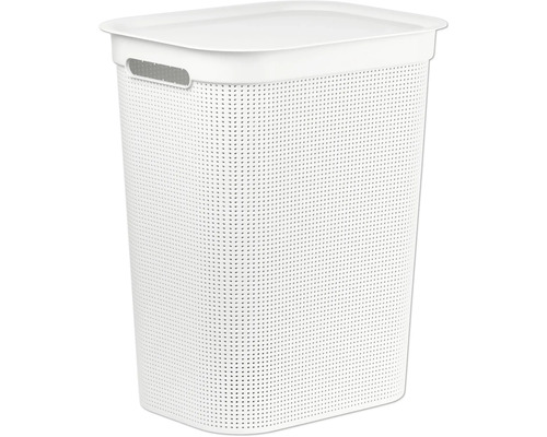 Coffre à linge Rotho BRISEN 50 litres lxhxp 34x52.9x43.1 cm blanc