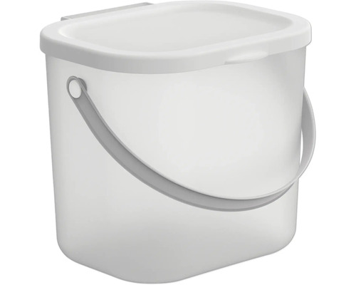 Boîte pour produit à lessive Rotho ALBULA 6 litres blanc