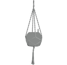 Suspension pour plantes en macramé avec pot