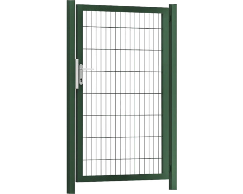 Premium-Einzeltor 100 x 160 cm 8/6/8 Rahmen 60x40 inkl. Pfosten zum Einbetonieren RAL 6005 moosgrün Premium-Einzeltor 100 x 160 cm 8/6/8 Rahmen 60x40 inkl. Pfosten zum Einbetonieren RAL 6005 moosgrün