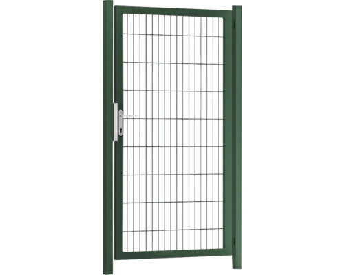 Premium-Einzeltor 100 x 180 cm 8/6/8 Rahmen 60x40 inkl. Pfosten zum Einbetonieren RAL 6005 moosgrün Premium-Einzeltor 100 x 180 cm 8/6/8 Rahmen 60x40 inkl. Pfosten zum Einbetonieren RAL 6005 moosgrün