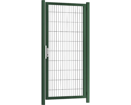 Premium-Einzeltor 100 x 200 cm 8/6/8 Rahmen 60x40 inkl. Pfosten zum Einbetonieren RAL 6005 moosgrün Premium-Einzeltor 100 x 200 cm 8/6/8 Rahmen 60x40 inkl. Pfosten zum Einbetonieren RAL 6005 moosgrün