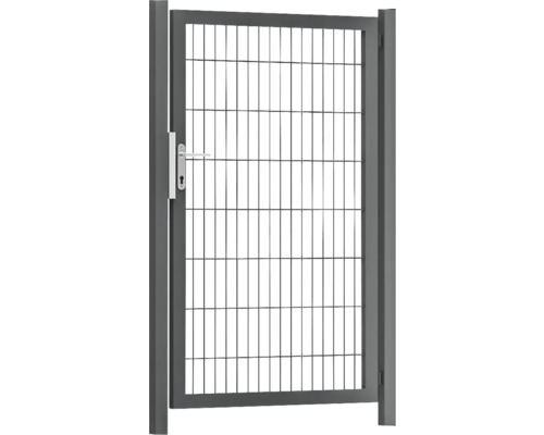 Premium-Einzeltor 100 x 160 cm 8/6/8 Rahmen 60x40 inkl. Pfosten zum Einbetonieren RAL 7016 anthrazit Premium-Einzeltor 100 x 160 cm 8/6/8 Rahmen 60x40 inkl. Pfosten zum Einbetonieren RAL 7016 anthrazit
