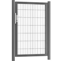 Portillon de clôture avec remplissage en grillage et poignée