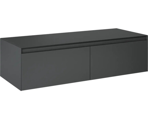 Meuble sous lavabo Jungborn DECEM lxhxp 120x31.9x45.8 cm anthracite mat