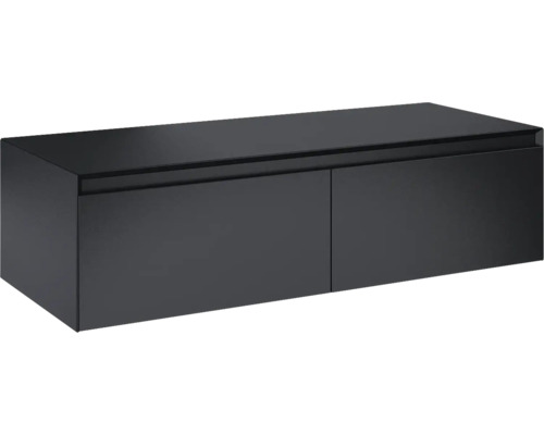 Jungborn DECEM Unterschrank BxHxT 120x31.9x45.8 cm schwarz matt