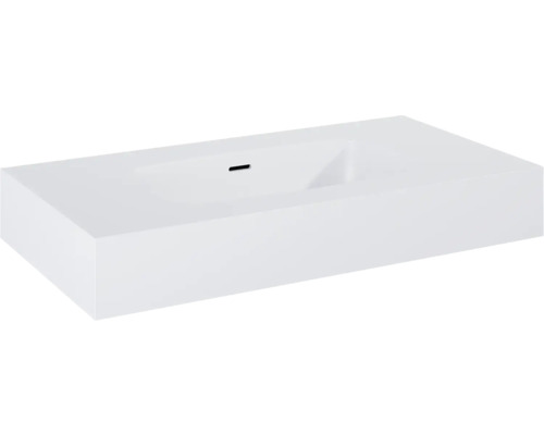 Lavabo Jungborn DECEM 80.6x12x46 cm blanc mat