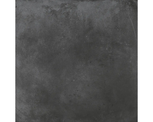 Carreau de sol foncé avec surface mate.