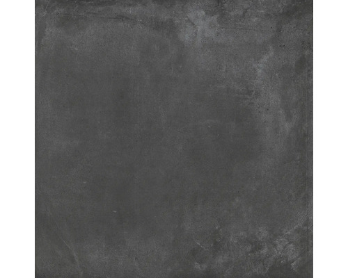 Carrelage sol et mur en grès cérame fin Atlantis nero 60x60x0.9 cm rectifié mat